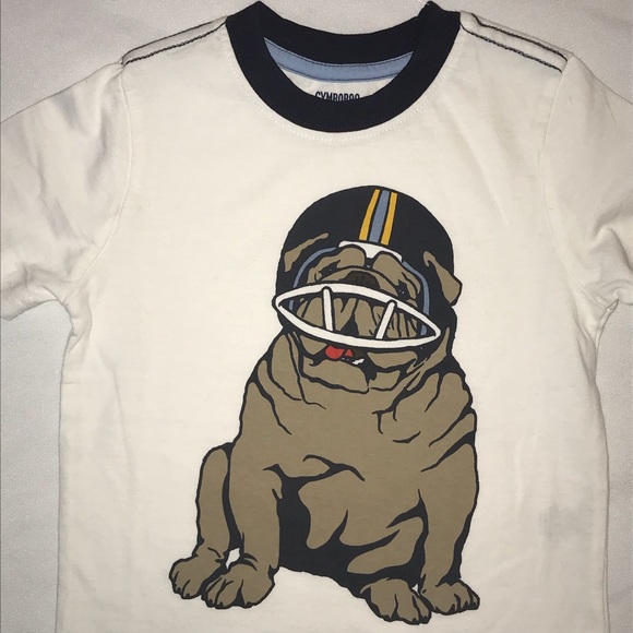 NWT Gymbo Bulldog Football Shirt Short Sleeve - Picture 2 of 5